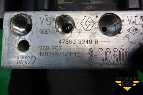 Блок ABS (476603249R) для VAZ XRAY с 2016г