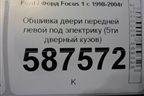 Обшивка двери передней левой под электрику (5ти дверный кузов) для Ford Focus 1 с 1998-2004г