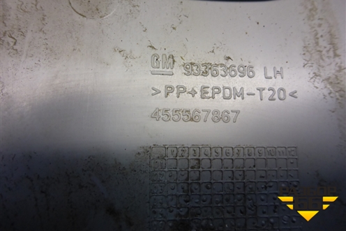 Обшивка стойки центральная верхняя левая (93363696) для Opel Meriva с 2003-2010г