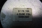 Динамик (9175188) для Opel Meriva с 2003-2010г