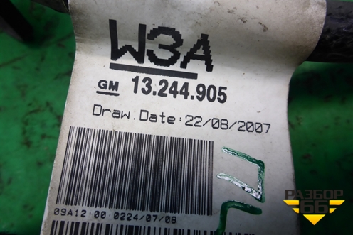 Проводка двери передней левой (13244905) для Opel Meriva с 2003-2010г