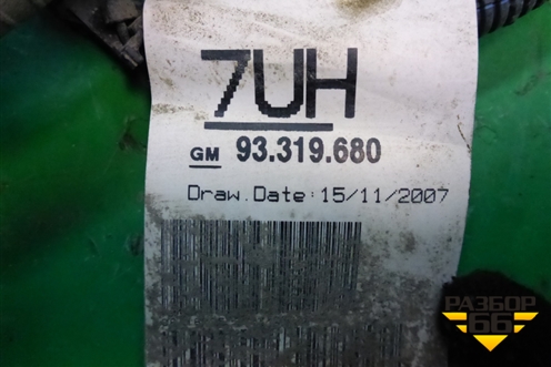 Проводка заднего бампера (93319680) для Opel Meriva с 2003-2010г