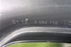 Накладка заднего бампера (М-Пакет) (51128064718) для BMW 5-серия G30 с 2017г