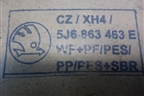 Пол багажника (хетчбэк) (5J6863463E) для Skoda Fabia с 2007-2014г