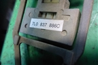 Ручка наружная двери передней правой (7L0837886C) для Volkswagen Touareg c 2002-2010г