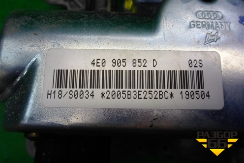 Колонка рулевая (4E0905852D) для Volkswagen Touareg c 2002-2010г