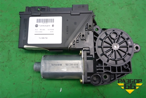 Моторчик стеклоподъёмника задний правый (7L0959704) для Volkswagen Touareg c 2002-2010г