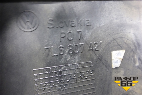 Бампер задний (7L6807421) для Volkswagen Touareg c 2002-2010г