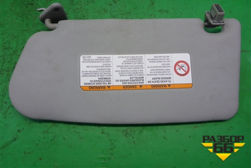 Козырёк солнцезащитный правый для Mitsubishi Lancer-9  с 2003-2008г