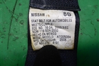 Ремень безопасности задний левый для Nissan Tiida (C11X) с 2004-2013г