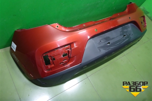 Бампер задний (StepWay под парктроник) (850229678R) для Renault Sandero с 2013-2022г