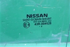 Стекло двери задней левой (хетчбэк) для Nissan Tiida (C11X) с 2004-2013г