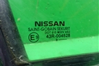 Стекло двери задней правой форточка (хетчбэк) для Nissan Tiida (C11X) с 2004-2013г