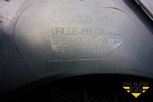 Обшивка двери передней правой под электрику (963434H000) для Hyundai Grand Starex с 2007-2021г