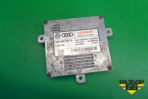 Блок управления фарой LED (4G0907397Q) для Audi A6 (C7) с 2011-2018г