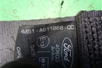 Ремень безопасности задний левый (4M51A611B68CC) для Ford Focus 2 с 2008-2011г