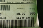 Бак топливный (бензин) (3AA201021BC) для Volkswagen Passat (В7) с 2011-2014г