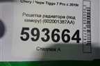 Решетка радиатора (под камеру) (602001387AA) для Chery Tiggo 7 Pro с 2019г