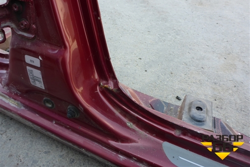 Порог со стойкой правый (StepWay) для Renault Sandero с 2009-2014г