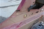 Порог со стойкой правый (StepWay) для Renault Sandero с 2009-2014г