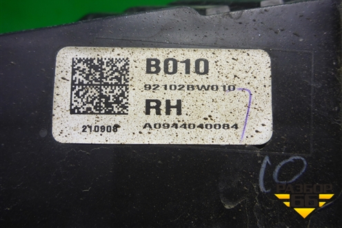 Фара правая (галоген) (92101BW010) для Hyundai Creta с 2021г