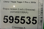 Фара левая (Led с блоком) (605000199AA) для Chery Tiggo 7 Pro с 2019г