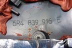 Панель внутренняя двери задней правой (6R4839916E) для Volkswagen Polo (седан) с 2010г