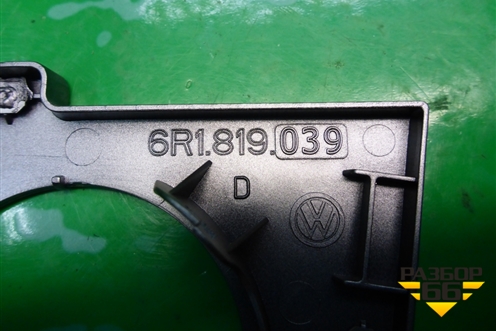 Накладка на торпедо (на отопитель (6RU819039) для Volkswagen Polo (седан) с 2010г