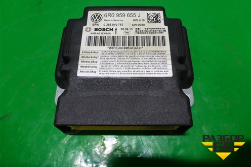 Блок управления AIR BAG (6R0959655J) для Volkswagen Polo (седан) с 2010г