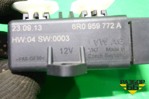 Блок электронный (обогрева сидений) (6R0959772A) для Volkswagen Polo (седан) с 2010г