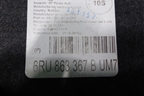 Покрытие напольное (6RU863367B) для Volkswagen Polo (седан) с 2010г
