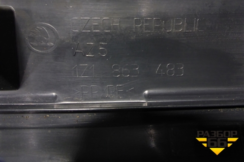 Накладка порога внутренняя переднего левого (1Z1863483) для Skoda Octavia (А5) с 2004-2013г