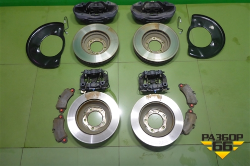 Комплект тормозной системы (350x34 перед, 330x26 зад) (9Y0615106CL 9Y0615105CL 9Y0615404BE 9Y0615403 для Porsche Cayenne с 2017г (9Y0615106CL9Y0615105CL)