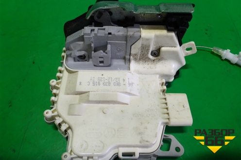 Замок двери задней левой (8K0839015C) для Audi A4 (В8) с 2007-2015г