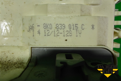 Замок двери задней левой (8K0839015C) для Audi A4 (В8) с 2007-2015г
