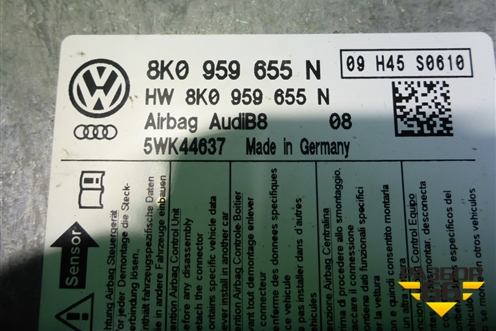 Блок управления AIR BAG (8K0959655N) для Audi A4 (В8) с 2007-2015г