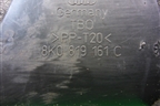 Кронштейн решетки вентиляционной (8K0819161C) для Audi A4 (В8) с 2007-2015г