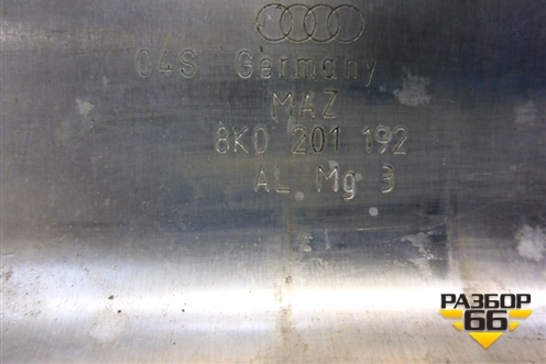 Защита антигравийная (8K0201192) для Audi A4 (В8) с 2007-2015г