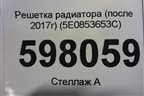 Решетка радиатора (после 2017г) (5E0853653C) для Skoda Octavia (A7) с 2013г