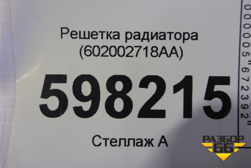 Решетка радиатора (602002718AA) для OMODA C5 с 2022г