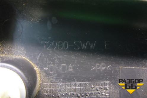 Накладка двери задней левой (уголок) (72980SWWE) для Honda CR-V(RE) с 2006-2012г