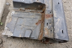 Порог со стойкой левый для Hyundai Santa Fe с 2000-2012г (Classic)