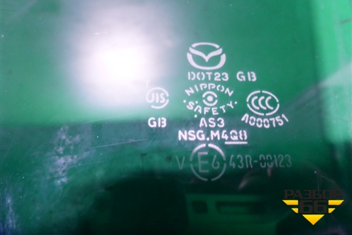 Стекло двери задней левой для Mazda CX 7 с 2006-2012г
