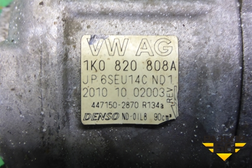 Компрессор кондиционера (1.8л CDA) (1K0820808A) для Skoda Octavia (А5) с 2004-2013г