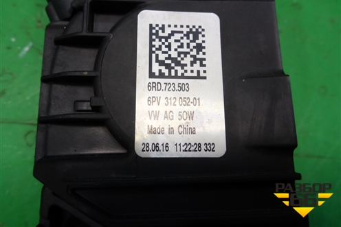 Педаль газа электронная (6RD723503) для Volkswagen Polo (седан) с 2010г