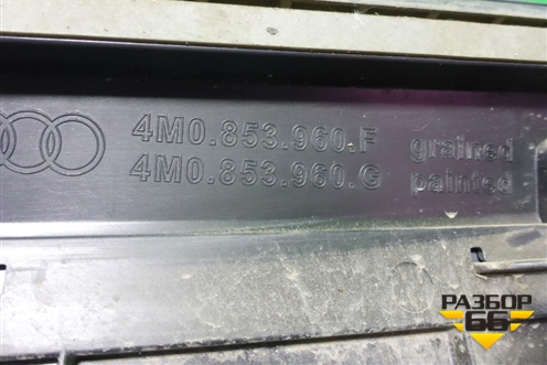 Накладка двери передней правой (4M0853960) для Audi Q7 c 2015г