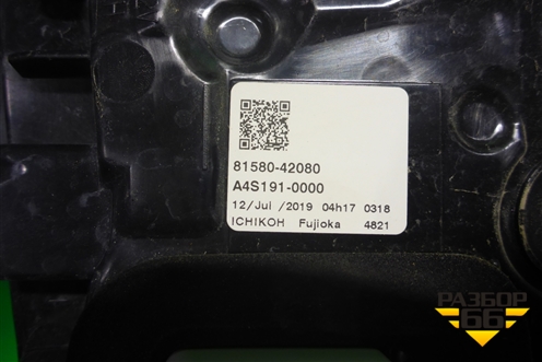 Фонарь задний внутренний правый (Led) (8158042080) для Toyota Rav-4 с 2018г