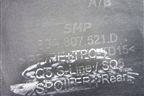Юбка заднего бампера (S-Line) (80A807521D) для Audi Q5 с 2017г