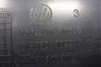 Юбка заднего бампера (после 2017г) (5G6807568Q) для Volkswagen Golf VII с 2012г