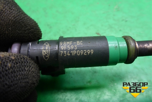 Форсунка инжекторная электрическая (1.4 л FXJA) (98MFBC9F593) для Ford Fiesta с 2001-2008г